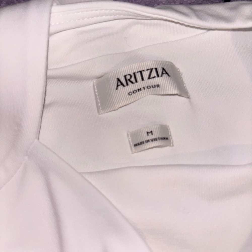 Aritzia White Halter Top - Picture 2 of 3